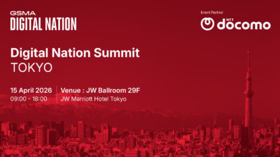 GSMA Digital Nation Summit Tokyo 2026 に代表 富田直美が登壇